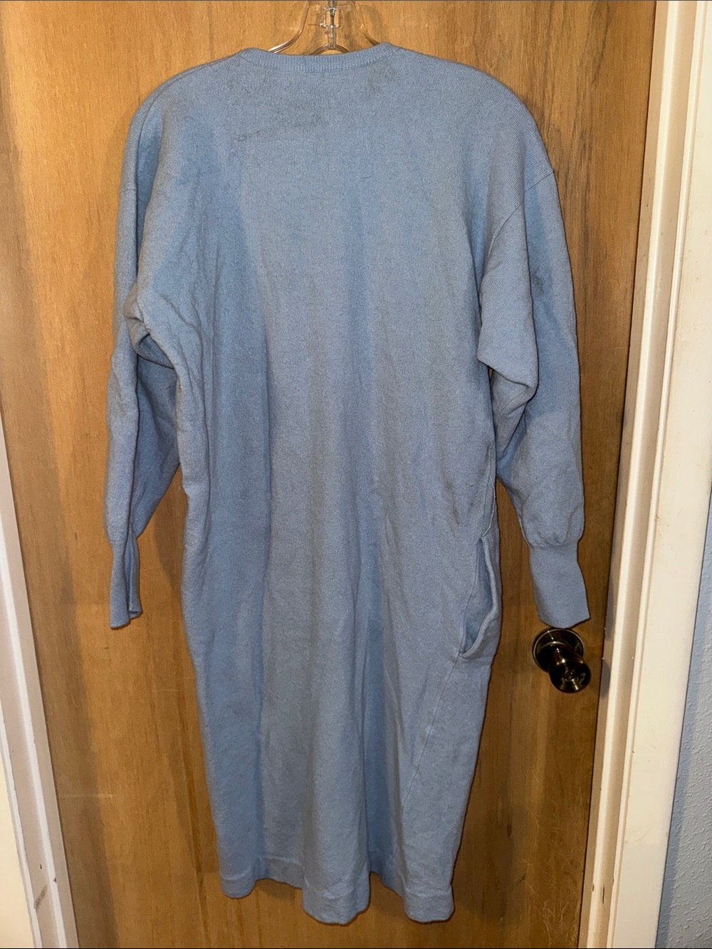 Vintage barrie %100 Super Lambs Wool Made in Scotland Sweater Dress Large - Picture 7 of 7